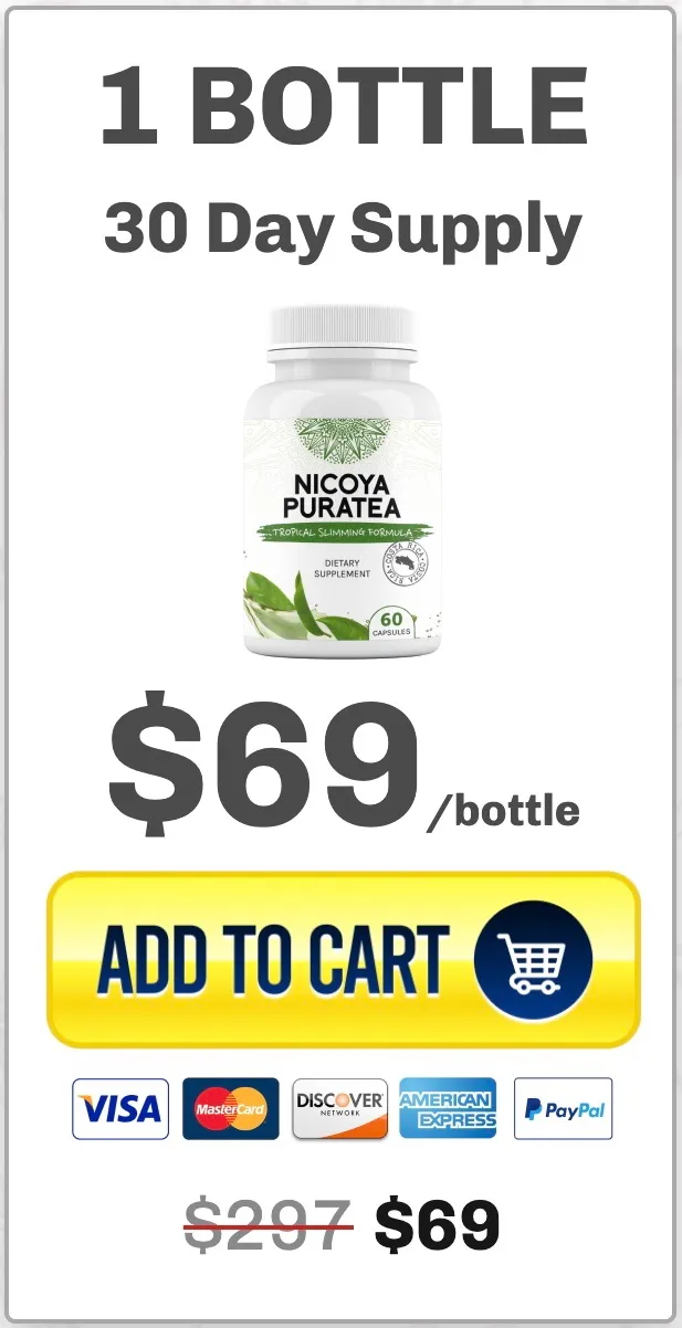 Nicoya PuraTea 1 bottle