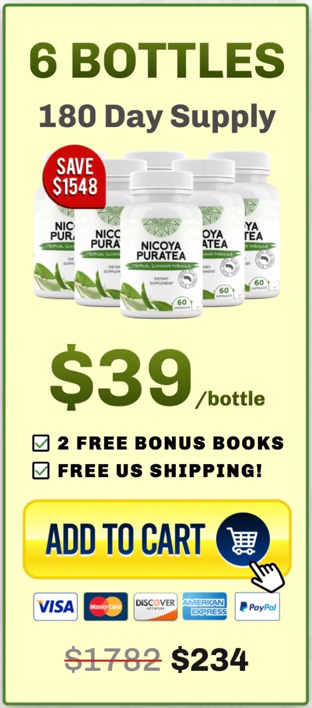 Nicoya PuraTea 6 bottles